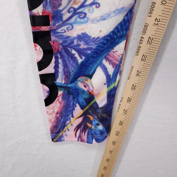 Adidas Farm Rio Optic Bloom Florera Bird Leggings Womens Medium Logo - Picture 6 of 15